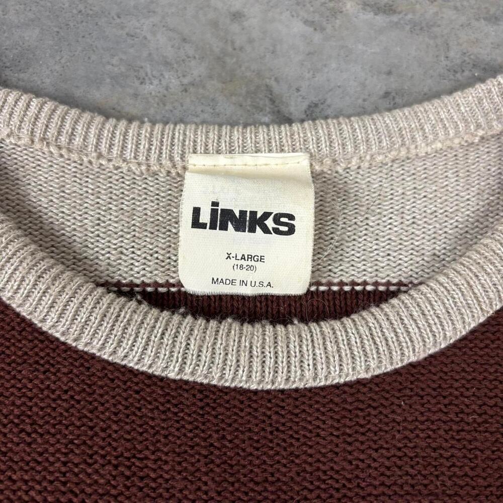 90s Grandpa Striped Sweater - Picture 3 of 5